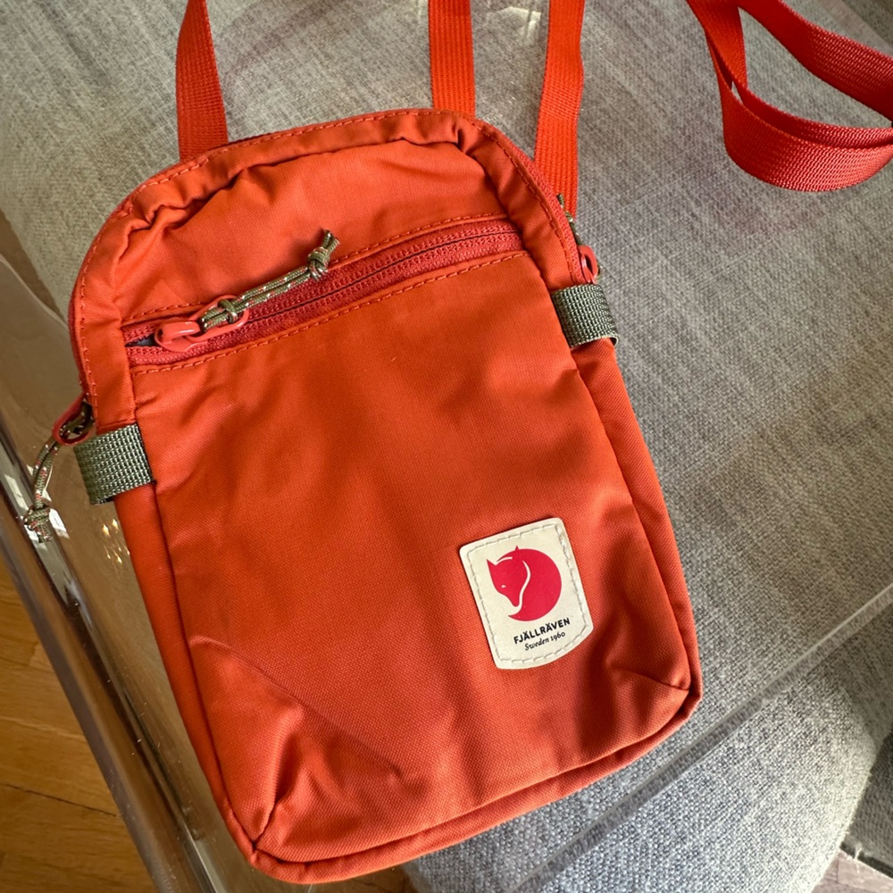 Fjallraven orange crossbody